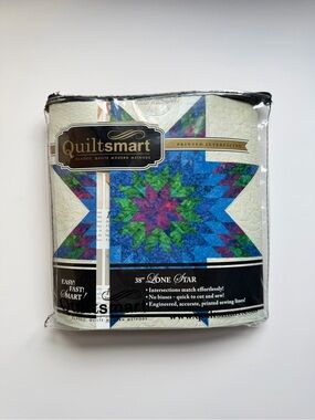 Quiltsmart 38 Inch Lone Star Snuggler Pattern Quilting Kit